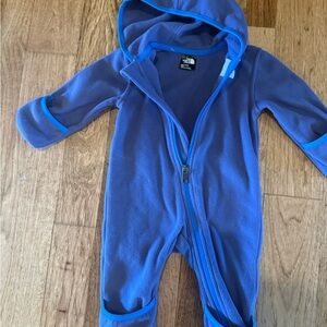 🧸❄️ The North Face Baby Cabin Fleece One-Piece Snowsuit | Blue | Cozy & Warm